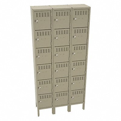 Bx Lckr 6x3Lckr Sand 78 x36 x12 Assm