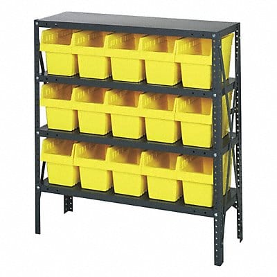 G7416 Bin Shlvng 12inx39inx36in Yellow