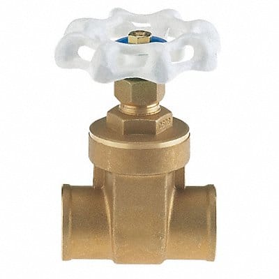 Gate Valve 1/2 in Solder Low Lead Brass