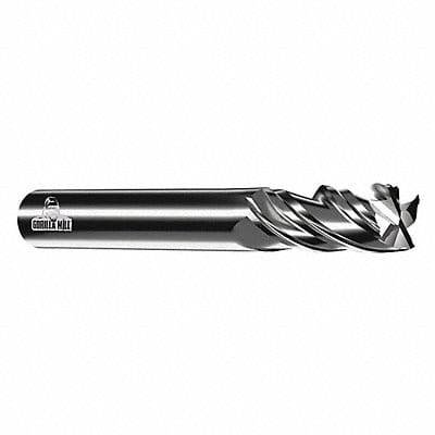 Sq. End Mill Single End Carb 3/8