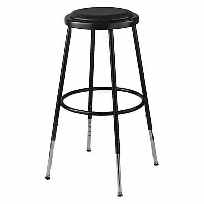 Adjustable Stool Steel Vinyl Black