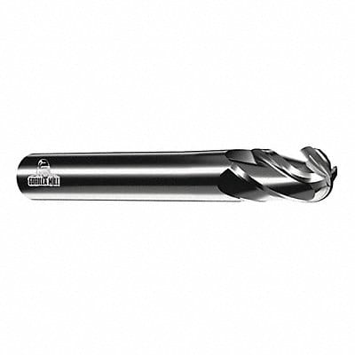 Ball End Mill Single End 33/64 Carbide