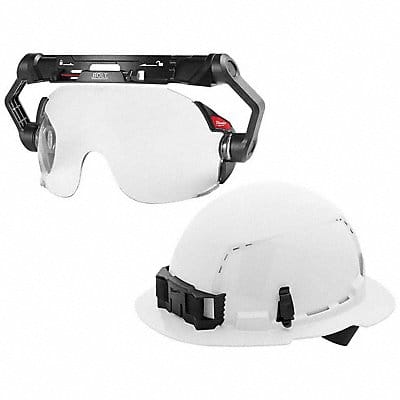 Eye Visor and Hard Hat