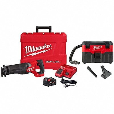 M18 FUEL SAWZALL KIT + M18 2GAL VACUUM