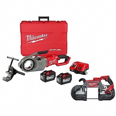 M18 FUEL THREADER KIT + M18 FUEL BANDSAW M18 FUEL THREADER KIT + M18 FUEL BANDSAW