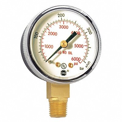 K4563 Pressure Gauge 0 to 6000 psi 2