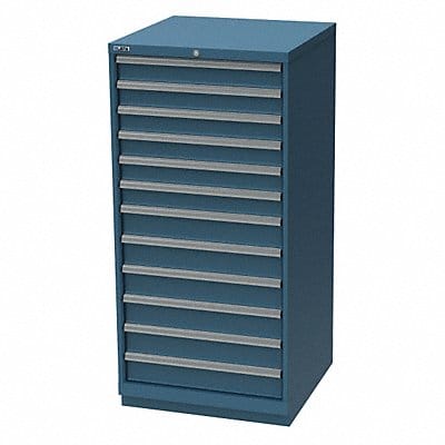 Mod Drwr Cab 59-1/2 H 12 Drwr Clssc Blue