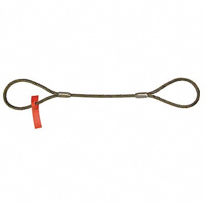 Sling Wire Rope 3 Ft L Vert Cap 2200 lb