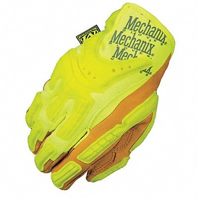 Mechanics Gloves Hi-Vis Yellow 8 PR
