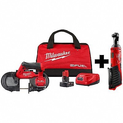 M12 Band Saw Kit and M12 3/8 Ratchet