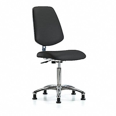 CR Vinyl Chr Med Med Back Stat Blk
