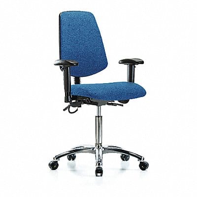 Fab ESD Med Md Bk T AA Cstrs Blu