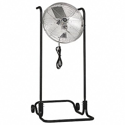 Floor Fan Stand 18 120V TEAO 1/8HP Gray