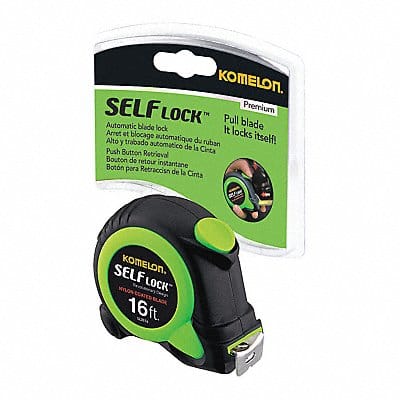 Tape Measure Green Self Lock 16 ftx3/4