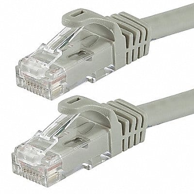 Patch Cord Cat 6 Flexboot Gray 50 ft.