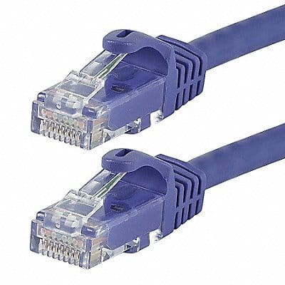 Patch Cord Cat 6 Flexboot Purple 50 ft.