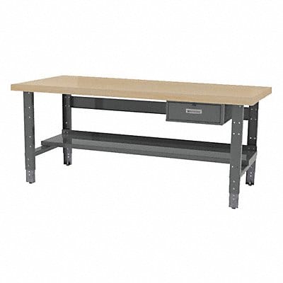 Workbench Butcher Block 72 W 30 D