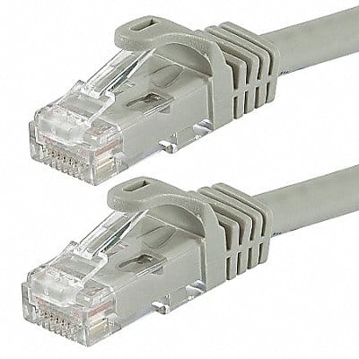 Patch Cord Cat 6 Flexboot Gray 10 ft.
