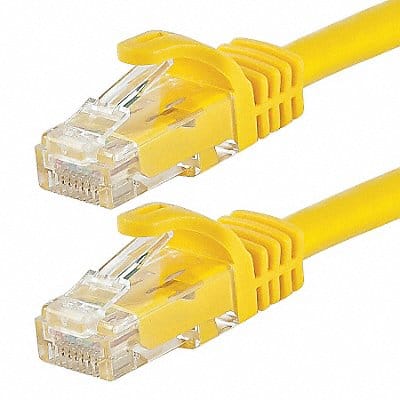 Patch Cord Cat 6 Flexboot Yellow 10 ft.