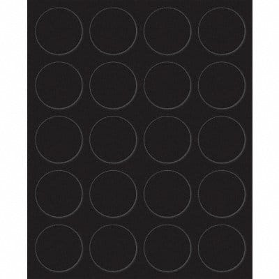 Magnetic Round Indicators Black PK20