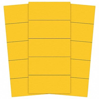 Magnetic Strips Pre-Cut 2in Yellow PK25