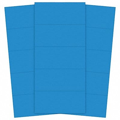 Magnetic Strips Pre-Cut 2in Blue PK25