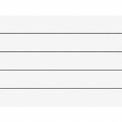 Magnetic Strips Pre-Cut 6in White PK25