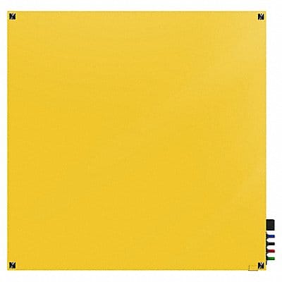 Dry Erase Board Magnetic Glass 48 W