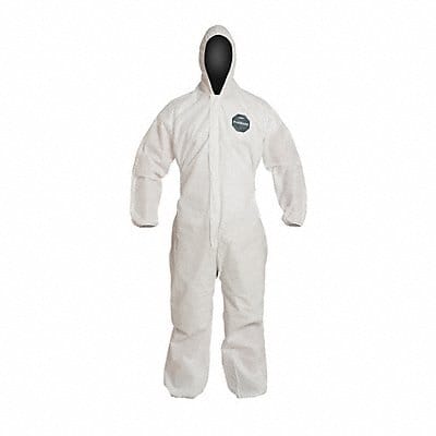 H3337 Hooded Coveralls 2XL White SMS PK25