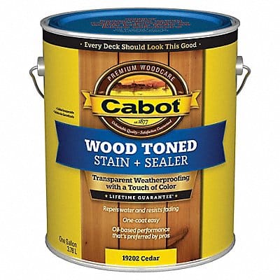 Exterior Stain Cedar Toned Flat 1 gal.