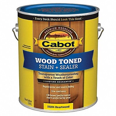 Exterior Stain Heartwood Toned Flat 1gal