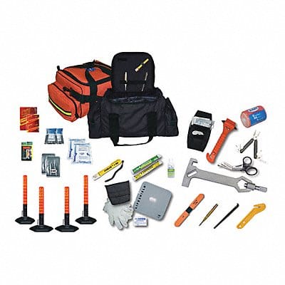 Emerg. Medical Kit Navy 20inWx9inH Emerg. Medical Kit Navy 20inWx9inH