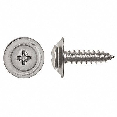 Scrw Sz #10 Chrome 3/4 L PK100