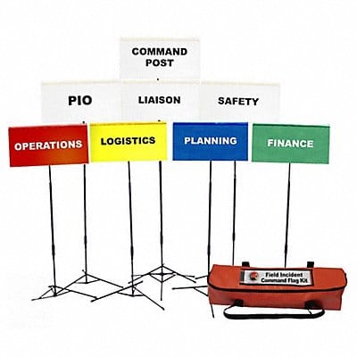Incident Command Flag Kit 8 Flags Incident Command Flag Kit 8 Flags