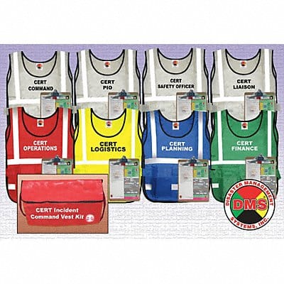 Safety Vest Assorted CERT Universal