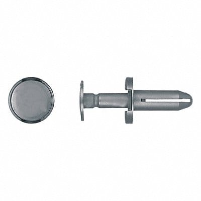 Nylon Retainers Black Dome 23mm L PK25