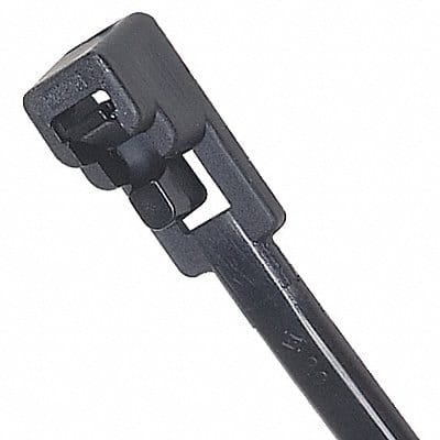 Cable Tie Releasable 8 in Black PK500