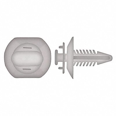 Nylon Retainers Natural Dome 21mm L PK25