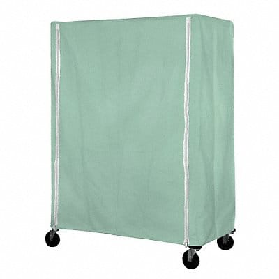 Cart Cover 24x24x54 Green Nylon Zipper