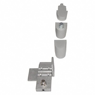 OffsetPivotHinge RightHand ClearAluminum