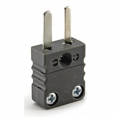 Thermocouple Plug J Black Miniature