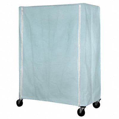 Cart Cover 60x21x54 Blue Nylon Zipper