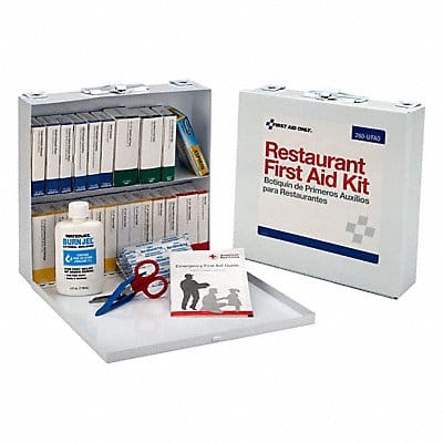 First Aid Kit Metal 204 Pieces