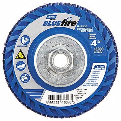 Flap Disc 13 300 rpm 36 Grit 27-Type PK2