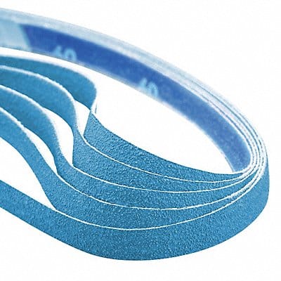 Sanding Belt 18 in L 1/4 in W 80 G PK5