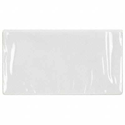 Label Holder Clear/Wht Glossy Pocket PK4