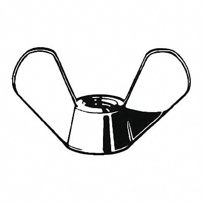 WngNt Znc Stl 65x33.5mm M12-1.75 50PK