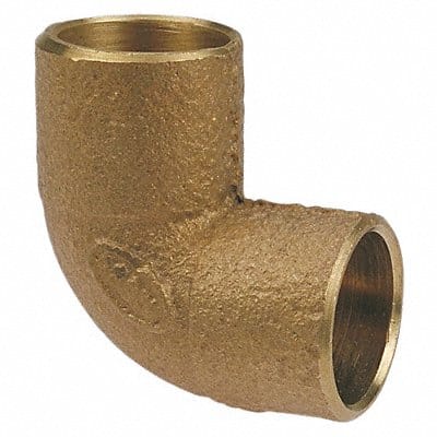 Reducing Elbow 90 LL Cast BRZ 1-1/4x3/4