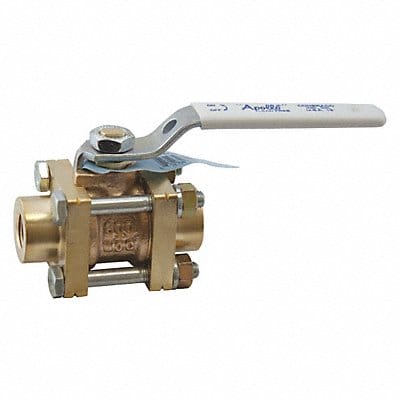 LF Bronze Ball Valve Inline FNPT 3/8 in