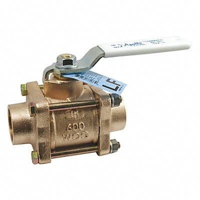 LF Bronze Ball Valve Sweat 2 in LF Bronze Ball Valve Sweat 2 in